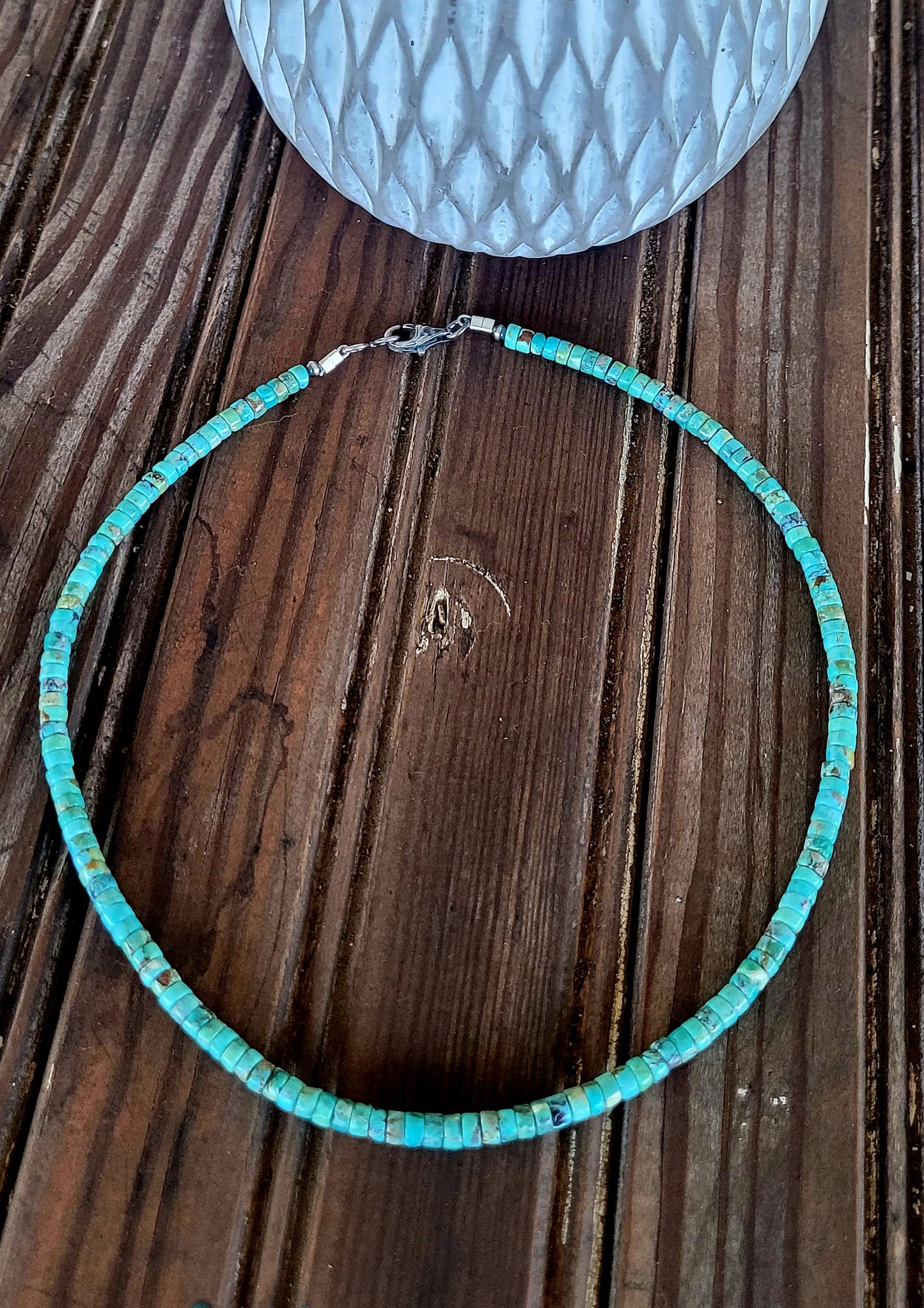 Heishi Turquoise Necklace