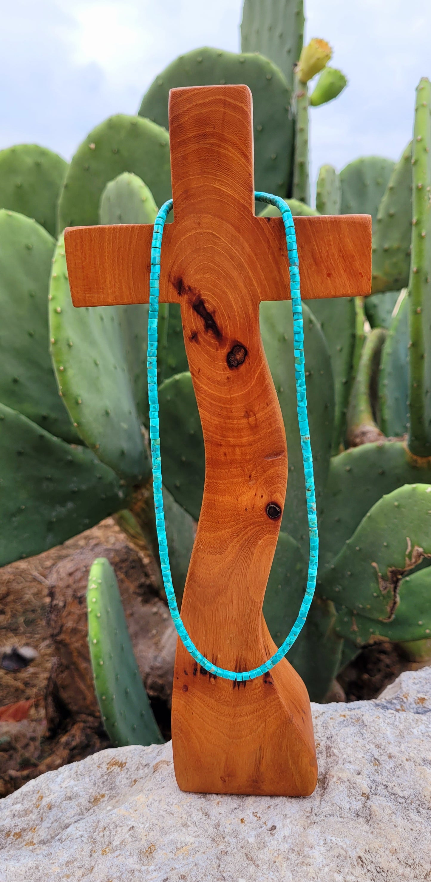 Kingman Handstrung Necklace