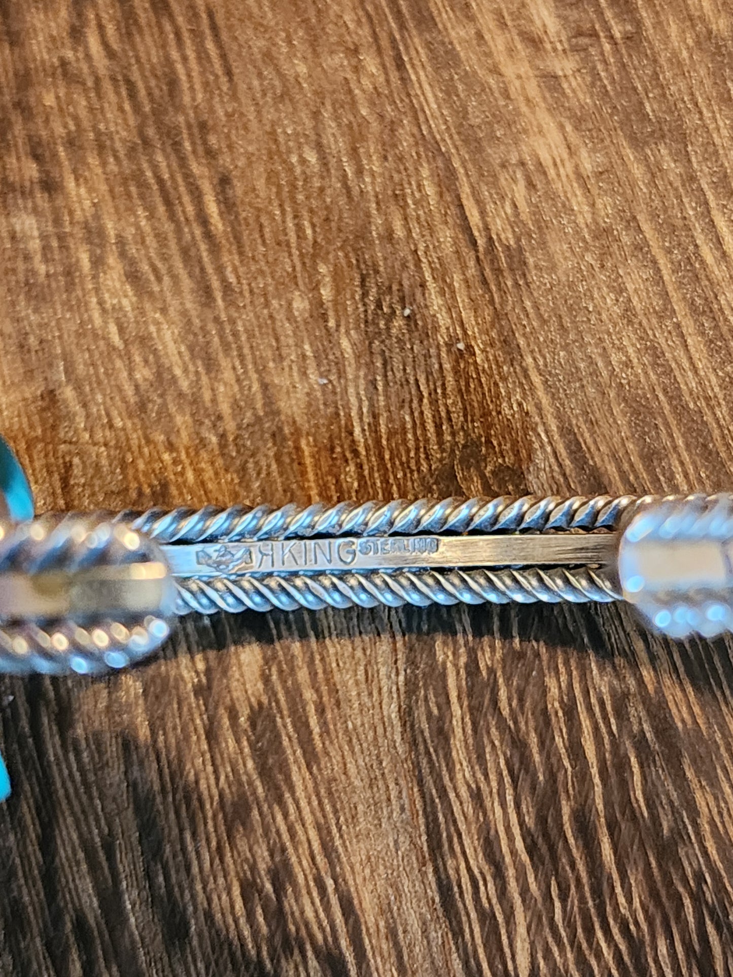 3 Stone Pink Conch Cuff