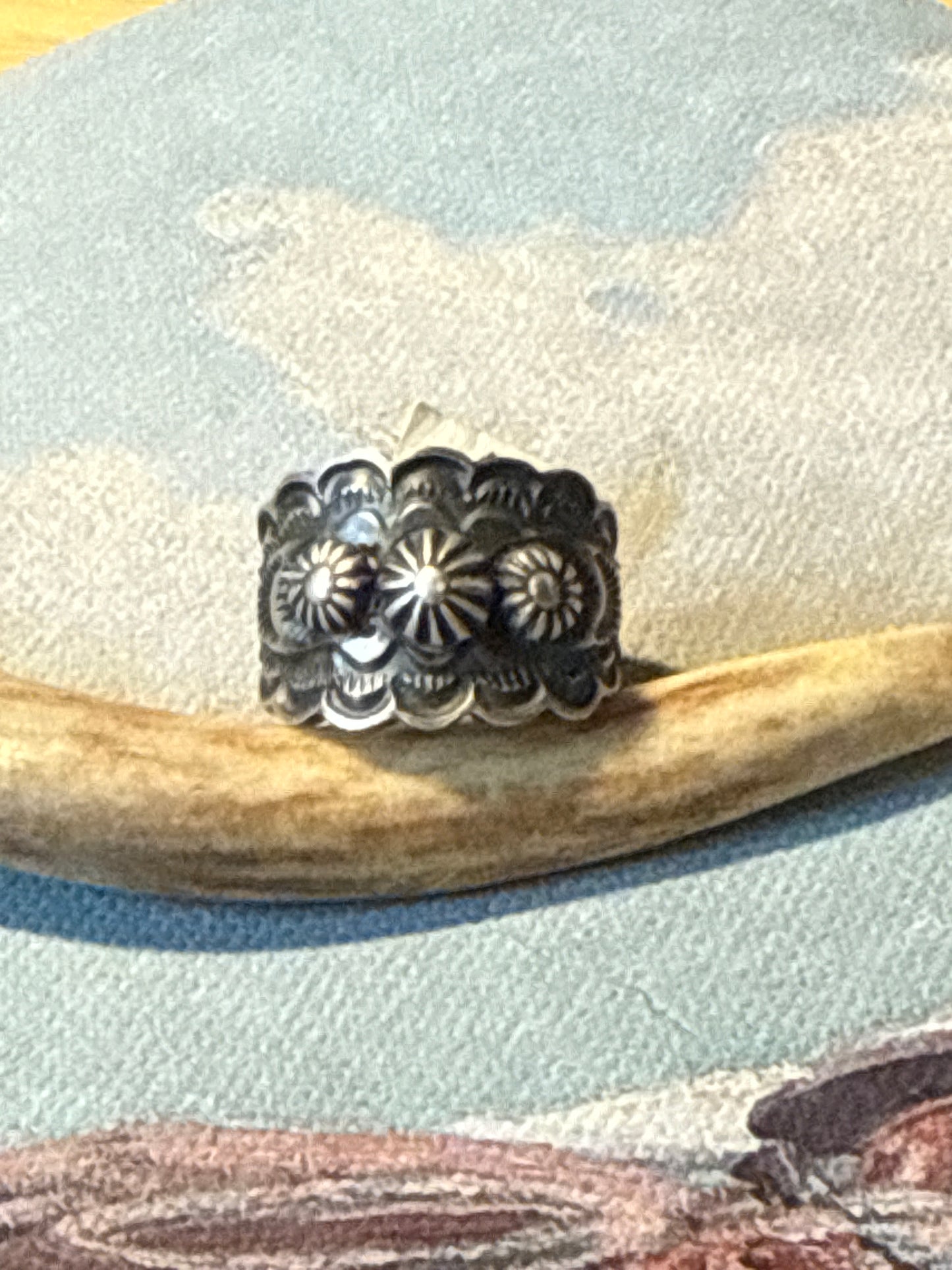 Stamped Sterling Ring