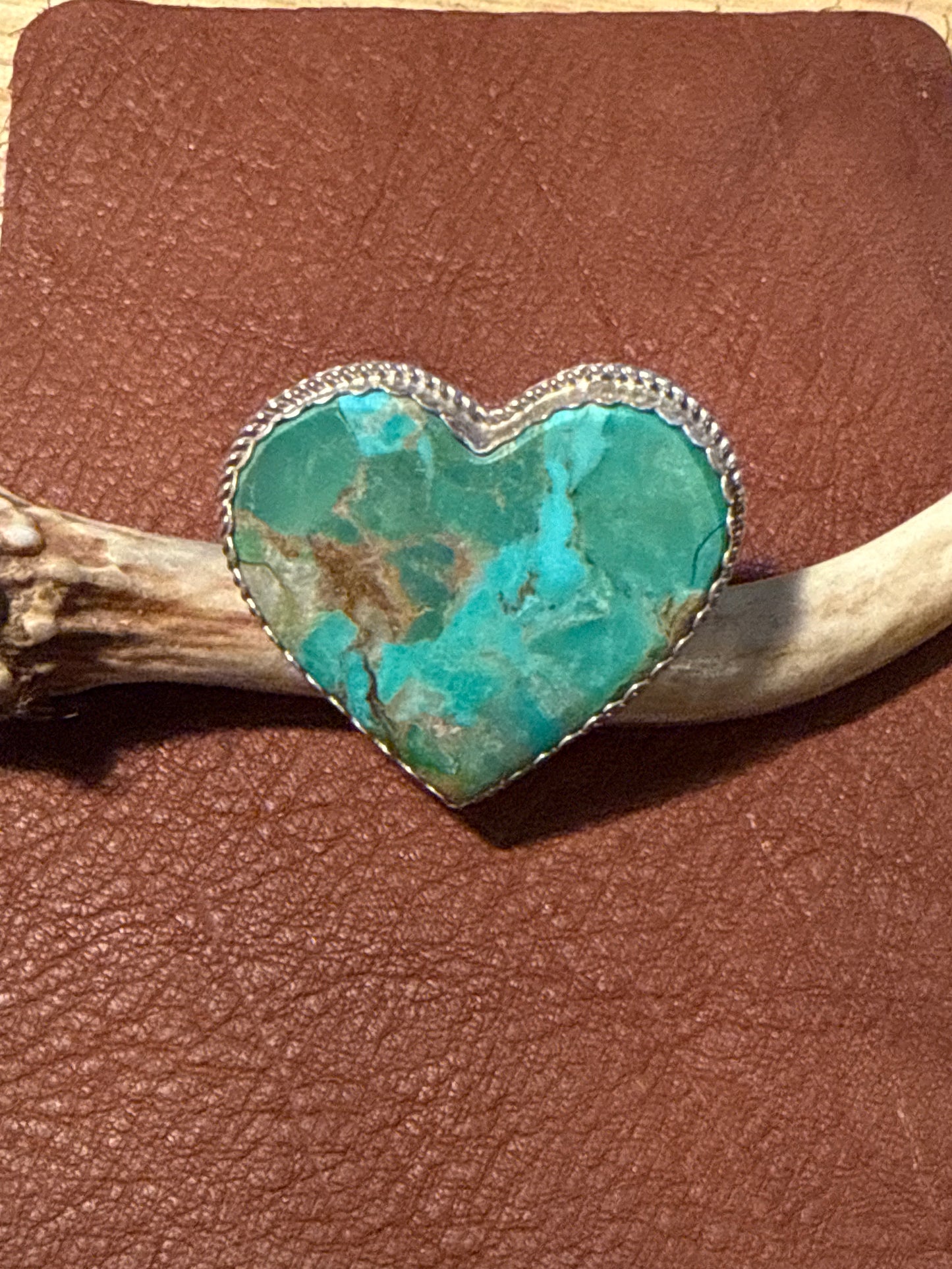 Turquoise Heart Ring