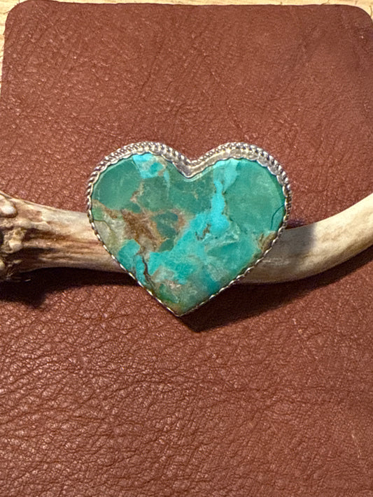 Turquoise Heart Ring