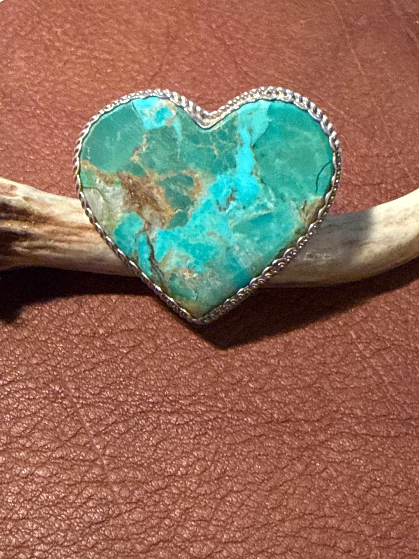 Turquoise Heart Ring