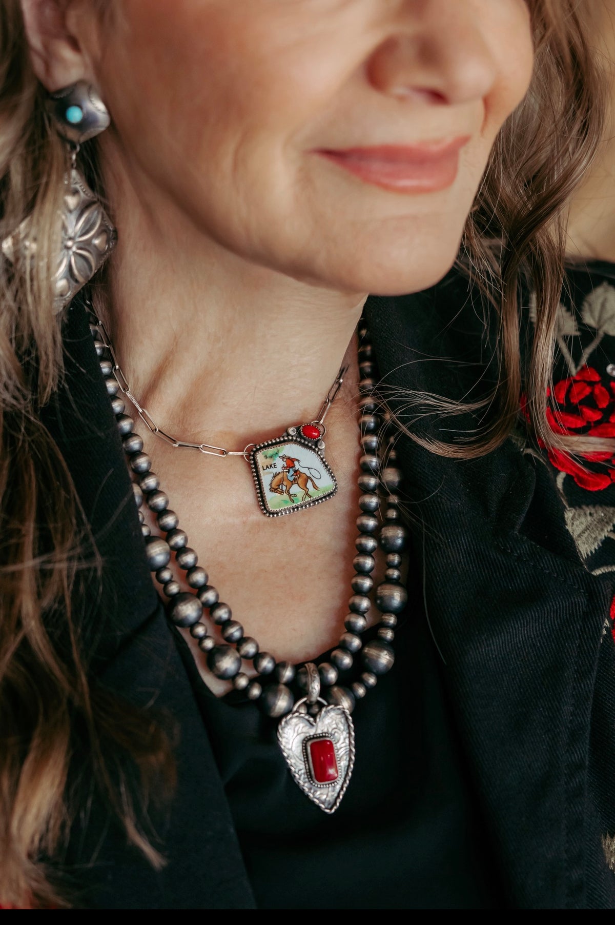 Buckaroo Plate necklace