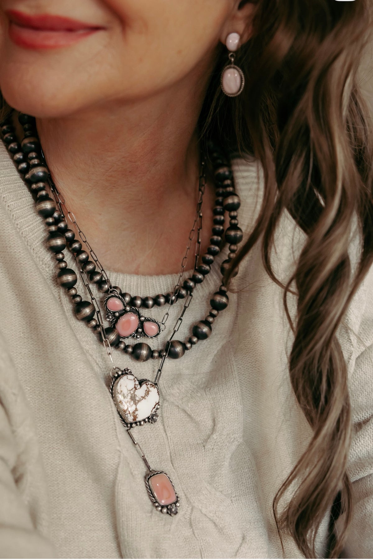 Pretty in Pink Conch Necklace