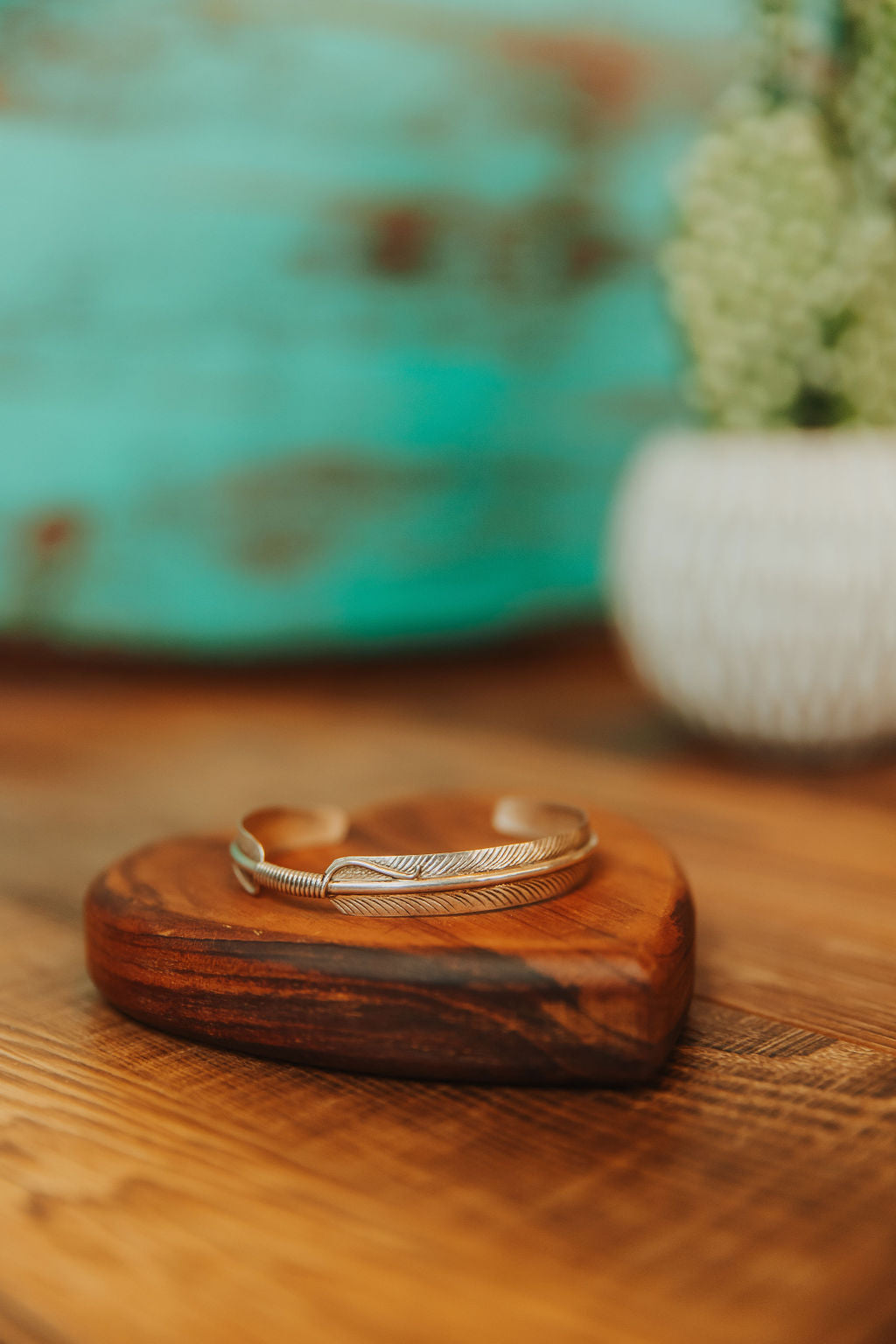 Feather Sterling Cuff