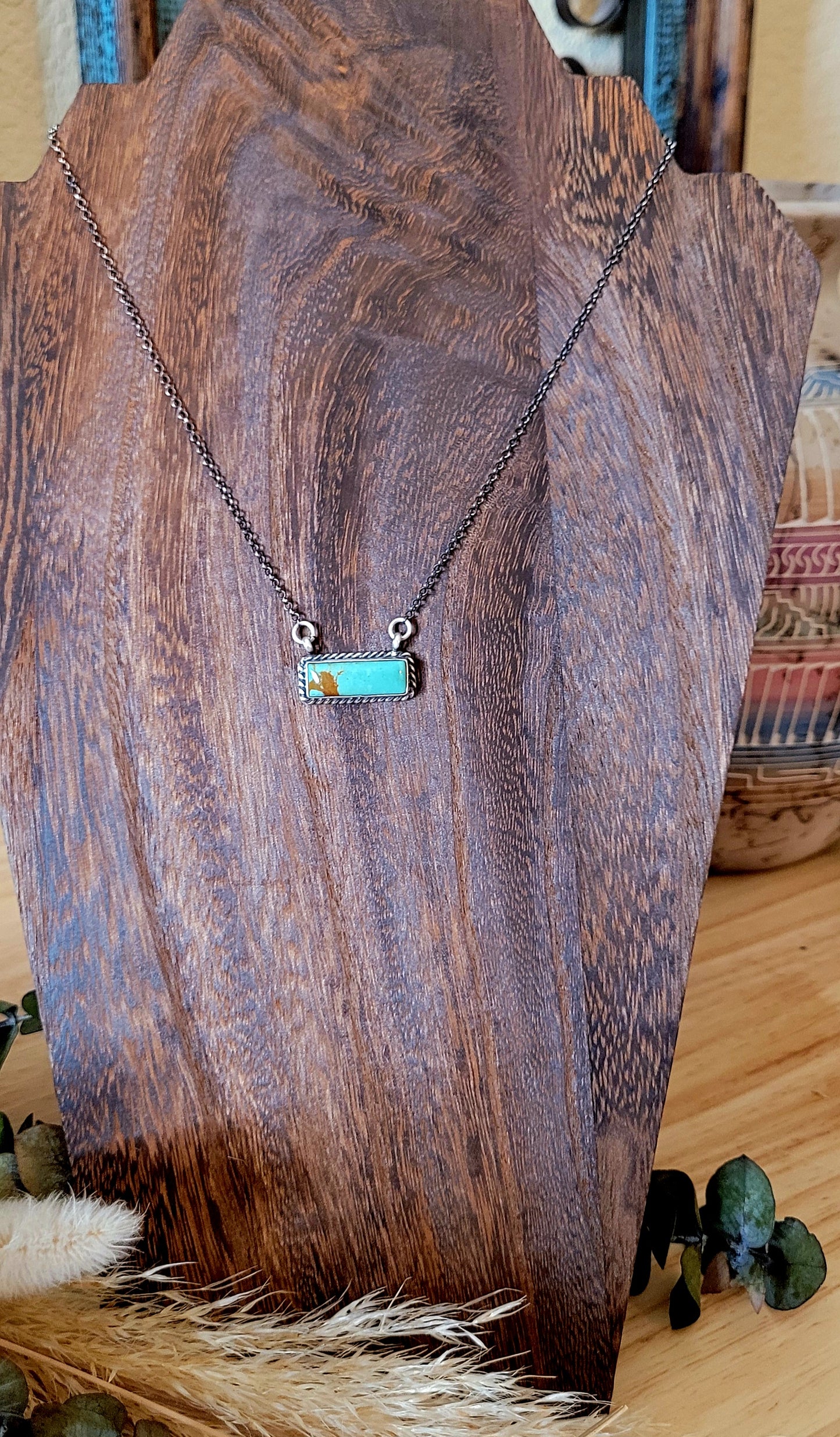 Small Kingman Bar Necklace