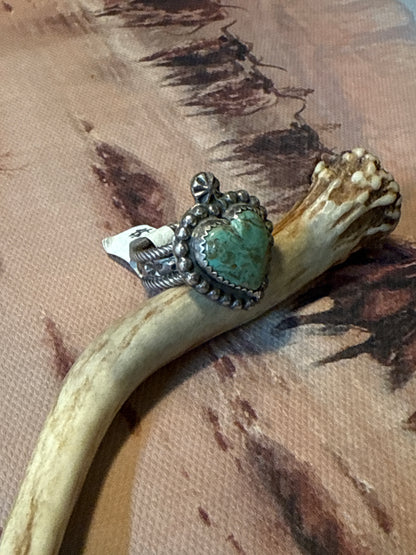 Turquoise Heart Ring