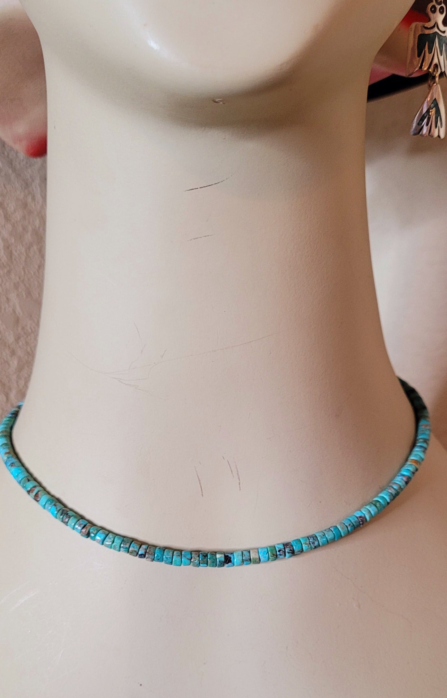 Heishi Turquoise Necklace