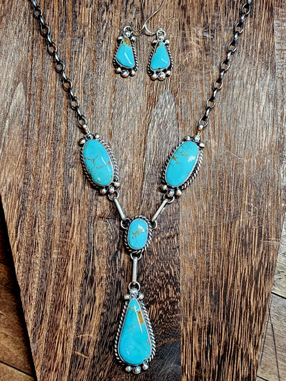 6 Stone Kingman Lariat Set