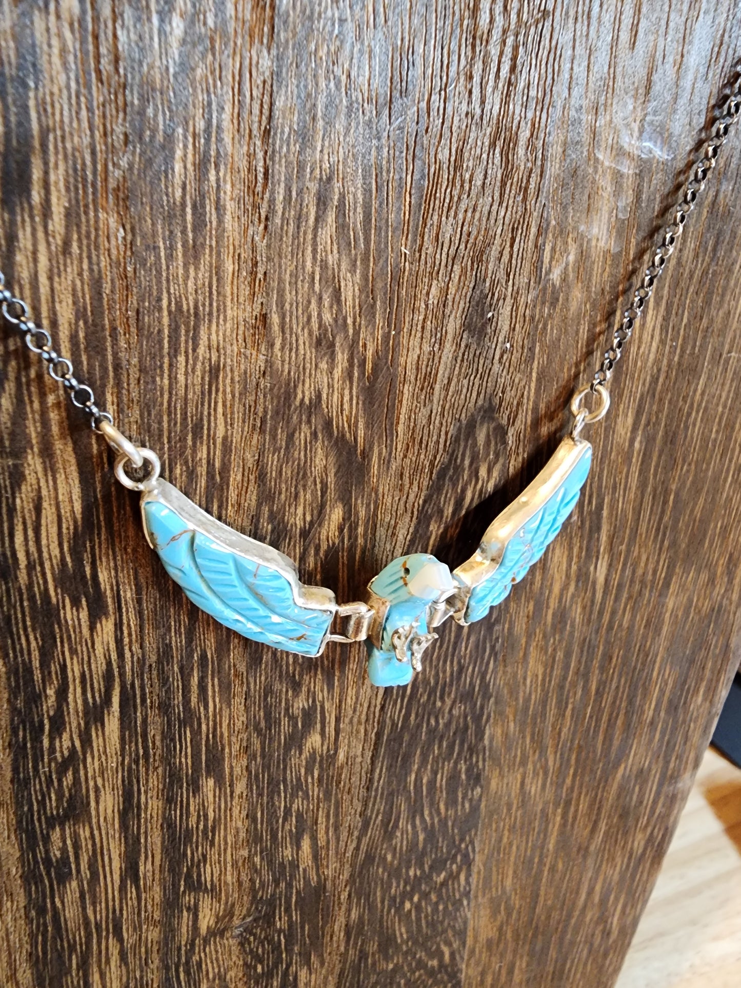 Turquoise Thunderbird Necklace