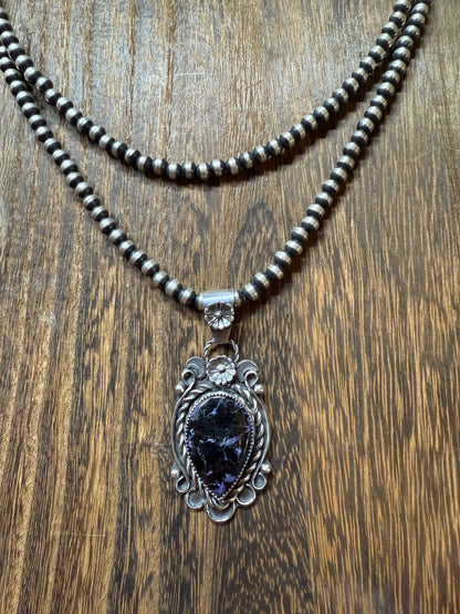 Deep Purple Charoite Pendant-TS Designs