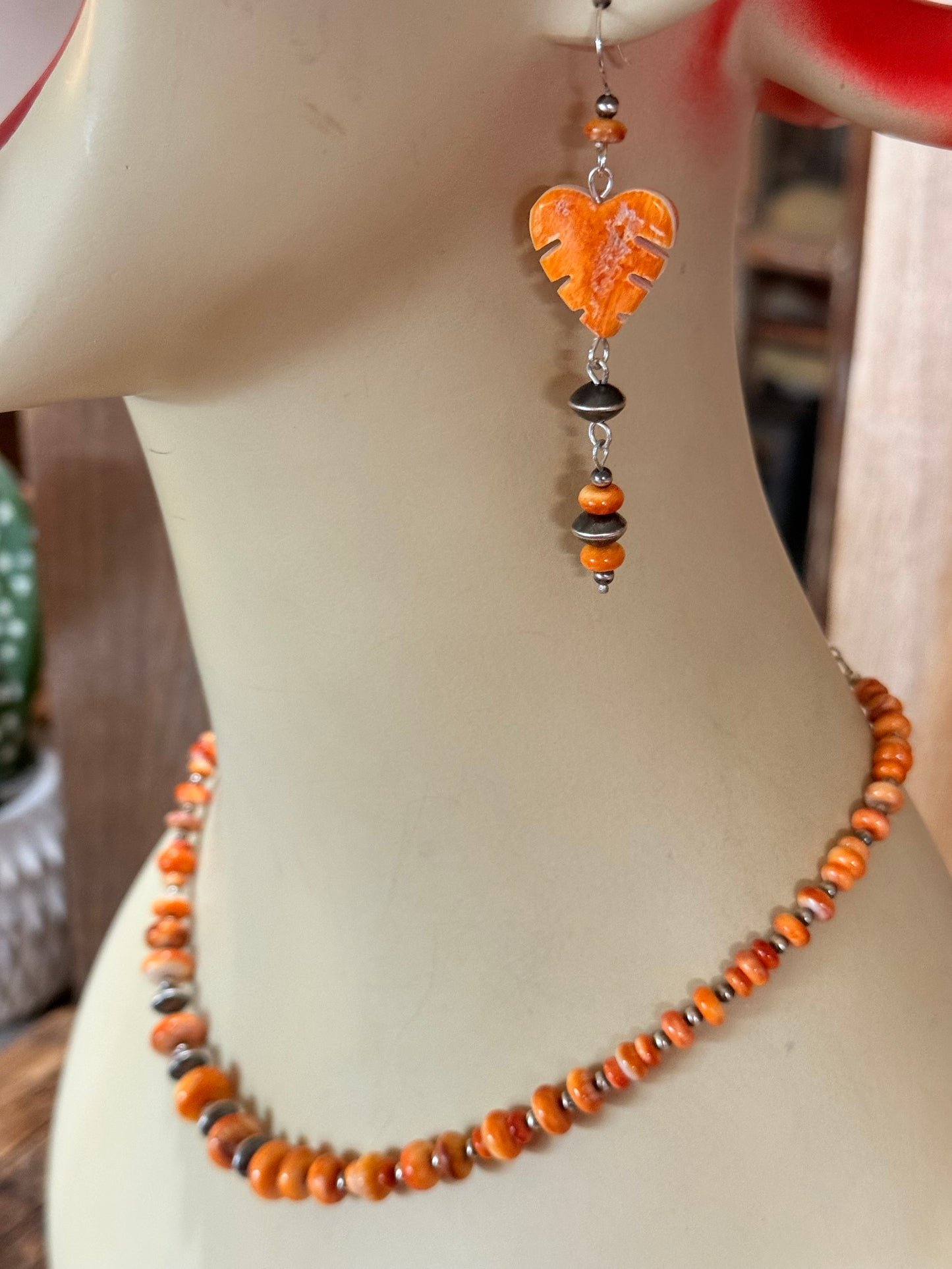 Spiny Oyster & Pearl Beaded Set