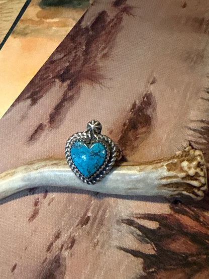 Turquoise Heart Ring