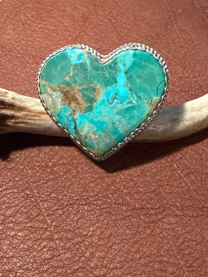 Turquoise Heart Ring