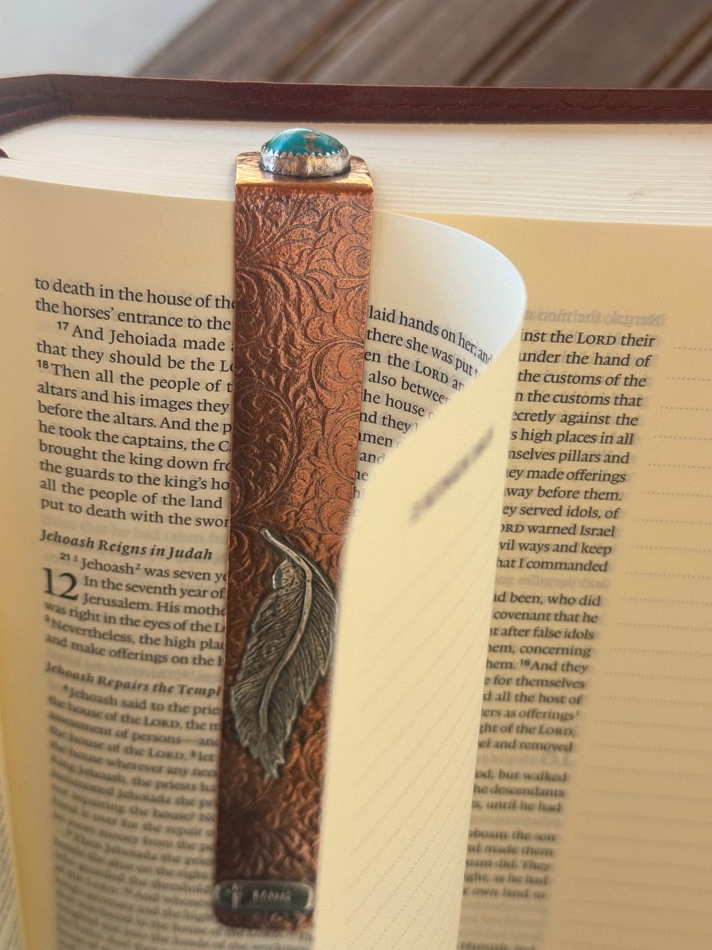 Faith & Feathers Bookmark- TSDesigns