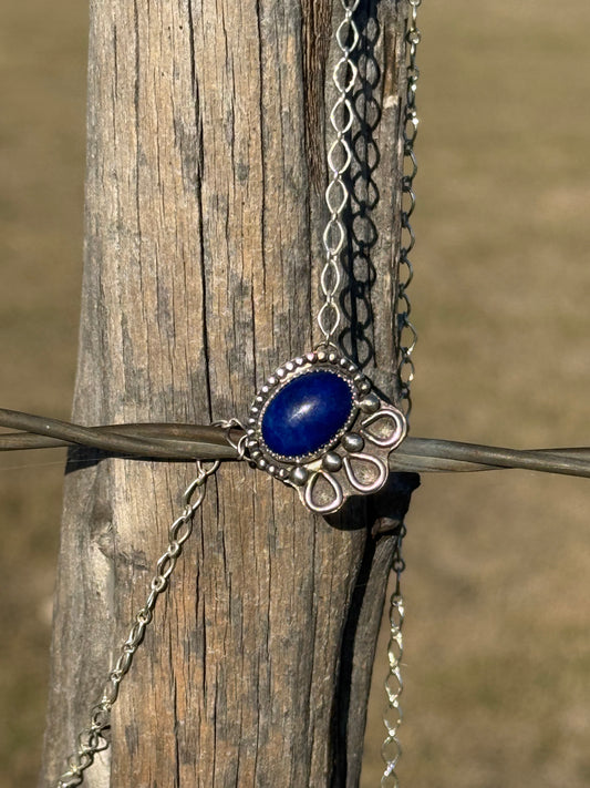 Dainty Lapis Necklace