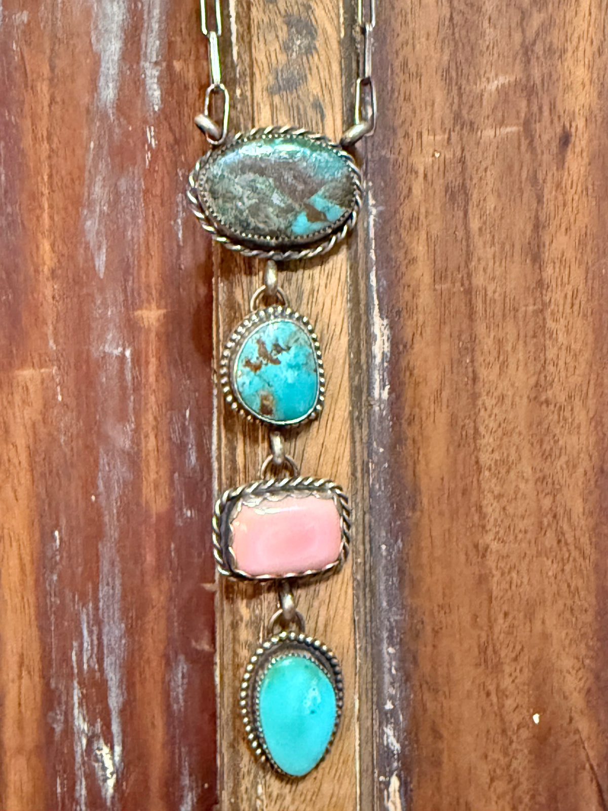 Four Stone Multi-Color Lariat