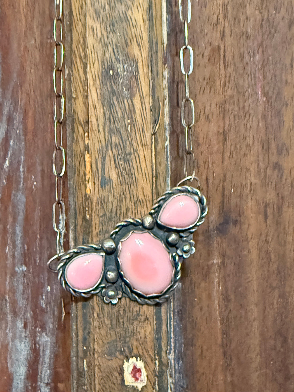 Pretty in Pink Conch Necklace
