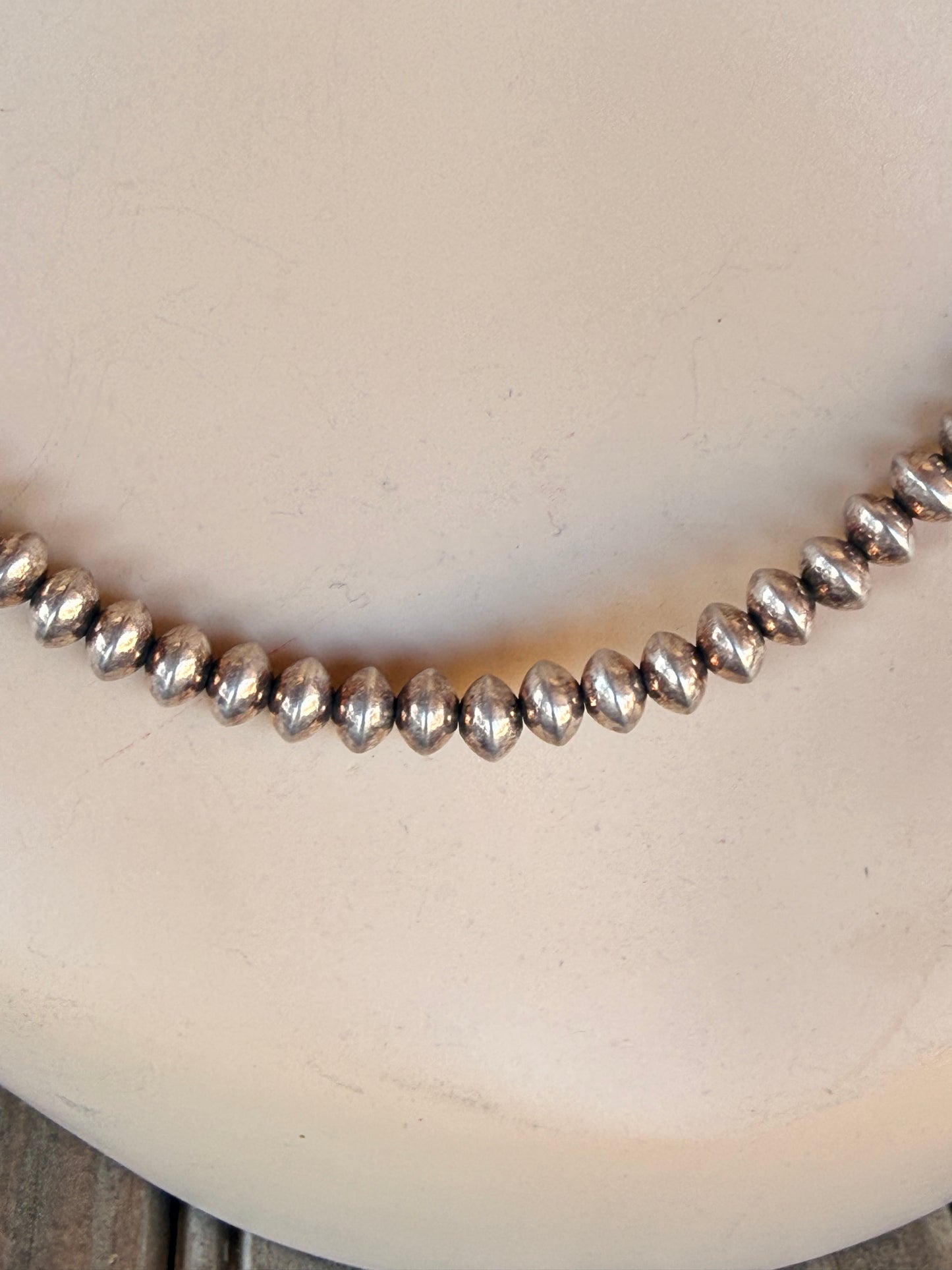 Navajo-Style Graduated Saucer Pearls