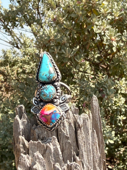 Turquoise & Mojave Ring
