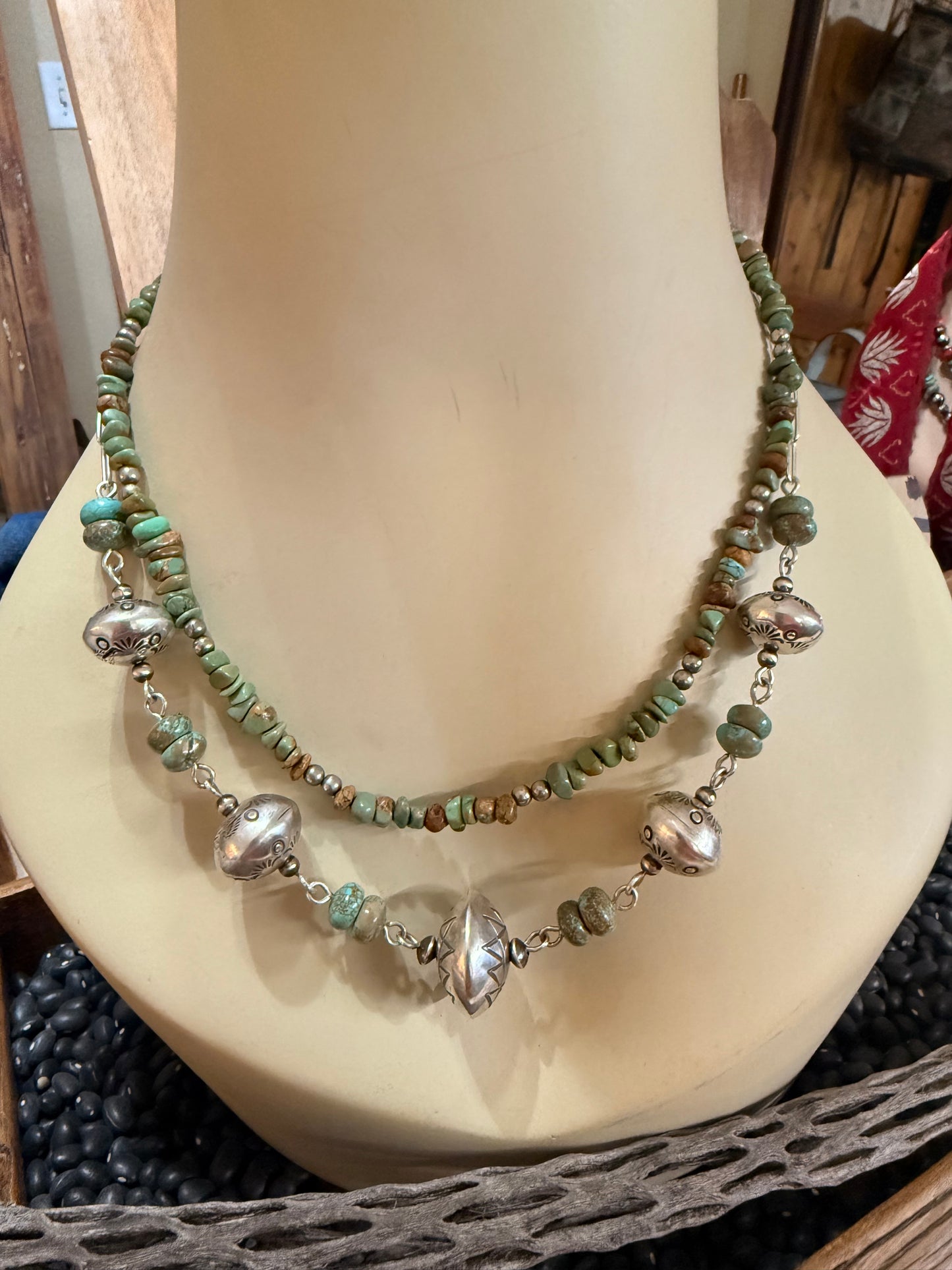 REIGN PEARLS & Turquoise Necklace