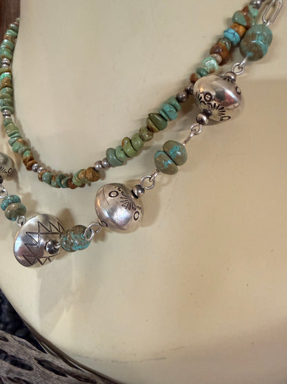 REIGN PEARLS & Turquoise Necklace