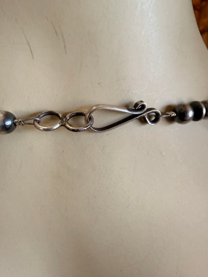 Chimney Butte Navajo Pear, Turquoise & Spiny Oyster Necklace
