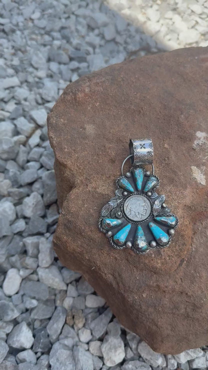 Indian Head Nickel Pendant-XXL