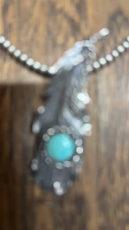 Feather Pendant- TS Designs