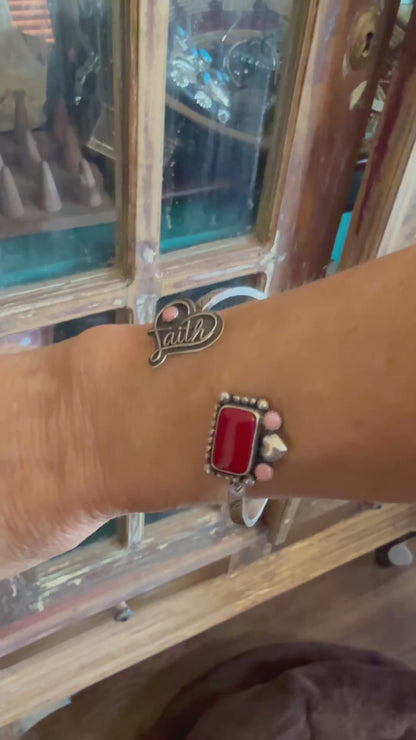 Faith, Hope & Love Cuff